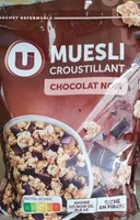 Céréales Muesli croustillant chocolat noir paquet 500g