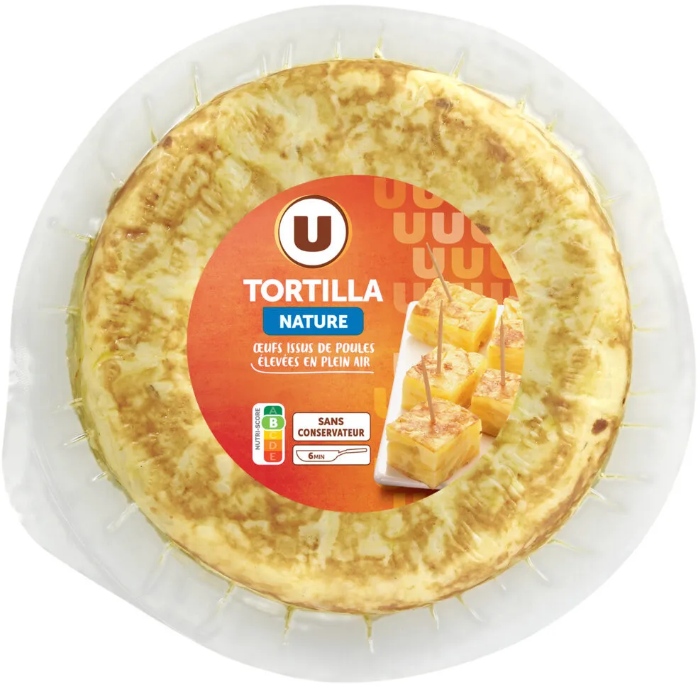 Tortilla pomme de terre nature - 500g