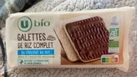 Galette de riz nappée de chocolat au lait , 100g