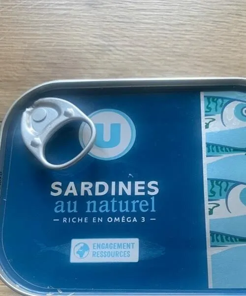 Sardines au naturel, boîte 1/5 135g