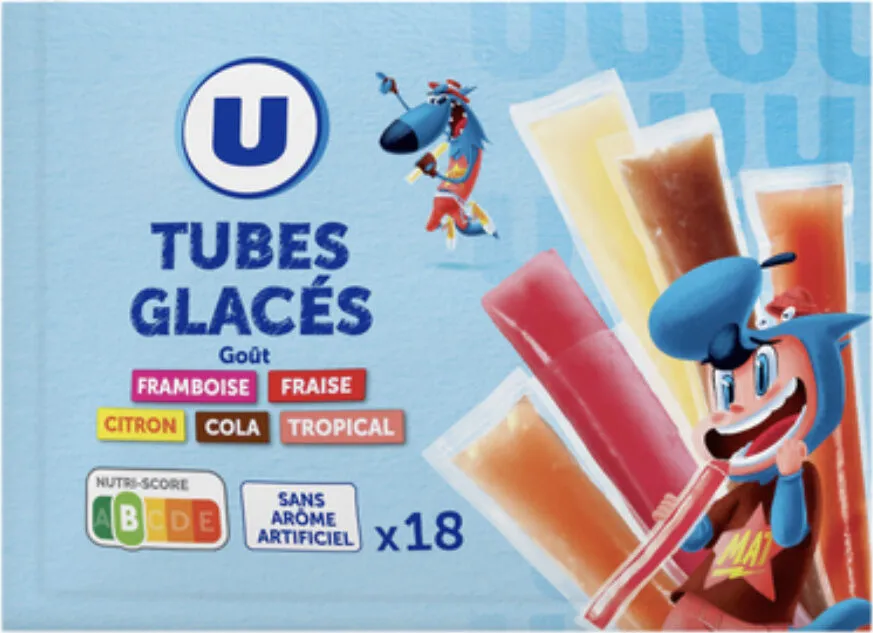 Sucettes glacés à l'eau - x18 846g