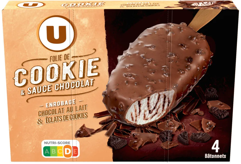 Bâtonnets folie de cookie x4 300g
