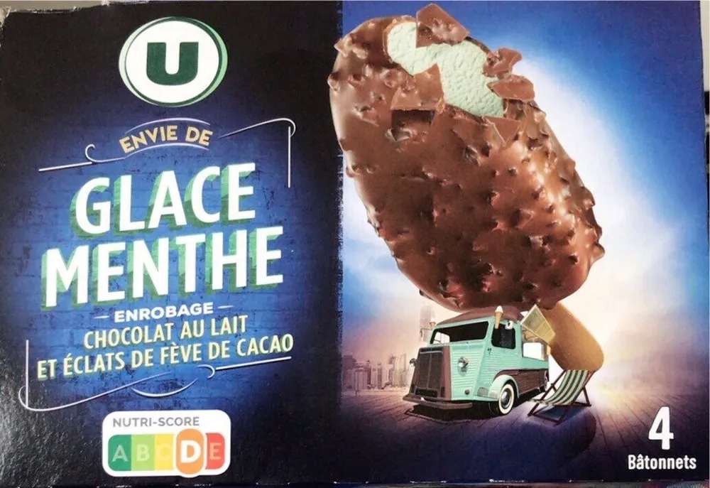 Bâtonnets glacés envie menthe - X4 290g