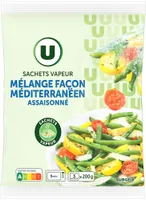 Melange mediterraneen (Vapeur haricot vert, courgettes jaunes