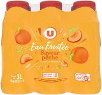 Eau fruitée saveur pêche Pet 6x50cl