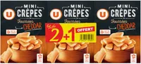 Mini crêpes fourrées à base de cheddar x2+1 offert 195g