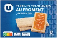 Tartines grillées craquantes au froment 250g