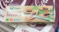 Gâteaux Barquettes au chocolat et aux noisettes bio, paquet 120g