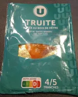Truite fumée, 4/5 tranches - 100g