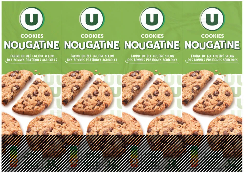 Cookies aux pépites de chocolat et à la nougatine, 8x200g