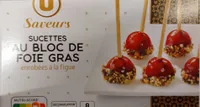 Sucettes apéritives bloc de foie gras de canard pomme et gelée à la figue - 96g