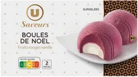 Boules de Noël fruits rouges vanille