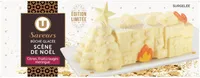Bûche glacée Scène de Noel