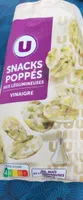Gâteau apéritif Snacks poppés saveur vinaigre, sachet 85g