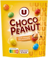 Confiserie chocolat Choco peanuts, pochon 250g