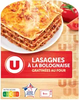 Plat cuisiné individuel Lasagne à la bolognaise, 350g
