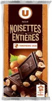 Chocolat noir noisettes entières