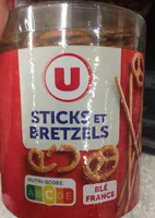 Sticks & bretzels salés, tubo 300g