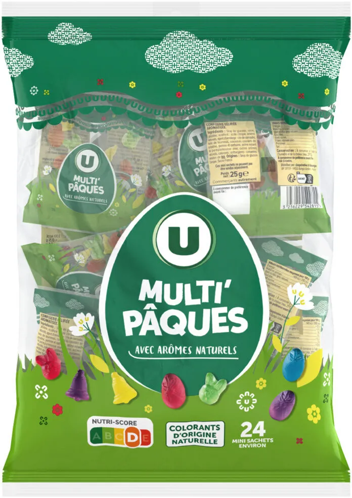 Assortiment mini-sachets de bonbons gélifiés Pâques - 600g