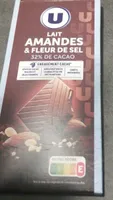 Chocolat lait amandes fleur de sel