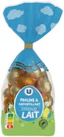 Sachet Assortiment petits oeufs chocolat lait praliné et croustillant- 450g