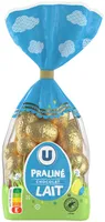 Sachet petits oeufs chocolat lait praliné - 450g
