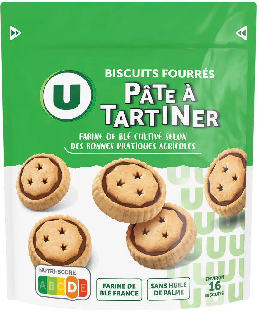 Biscuit fourré pâte à tartiner 240g