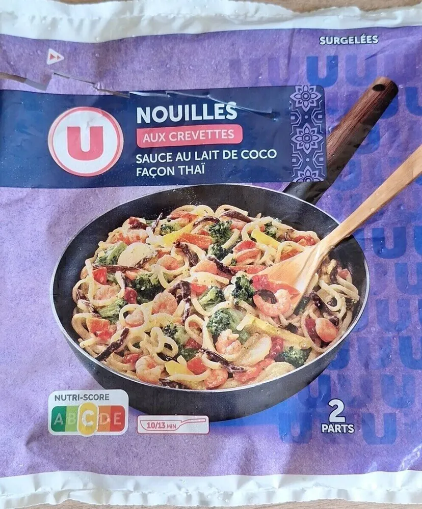 Nouilles aux crevettes