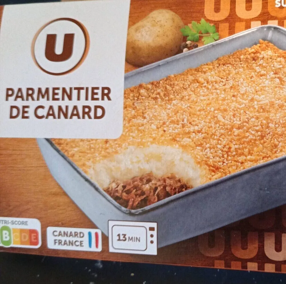 Parmentier de canard