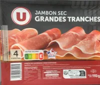 Jambon sec grandes tranches 9 mois d'affinage