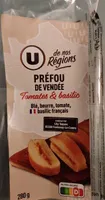 Prefou de Vendée tomates et basilic