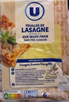 Feuilles de lasagne