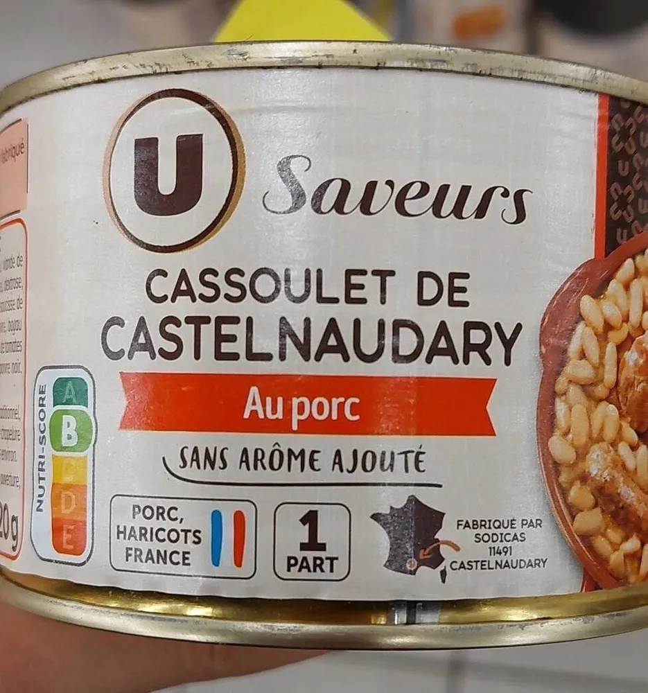 Cassoulet de Castelnaudary au porc boîte 1/2 420g