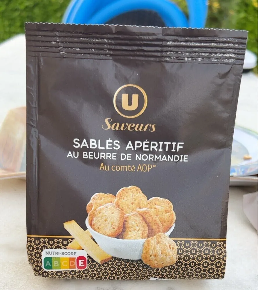 Biscuits sablés apértifs pur beurre au comté AOP 100g