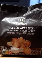 Biscuits apéritifs Sablés apéritifs pur beurre à la crème, oignon AOP100g