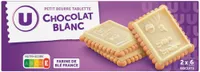 Petit beurre tablette chocolat blanc