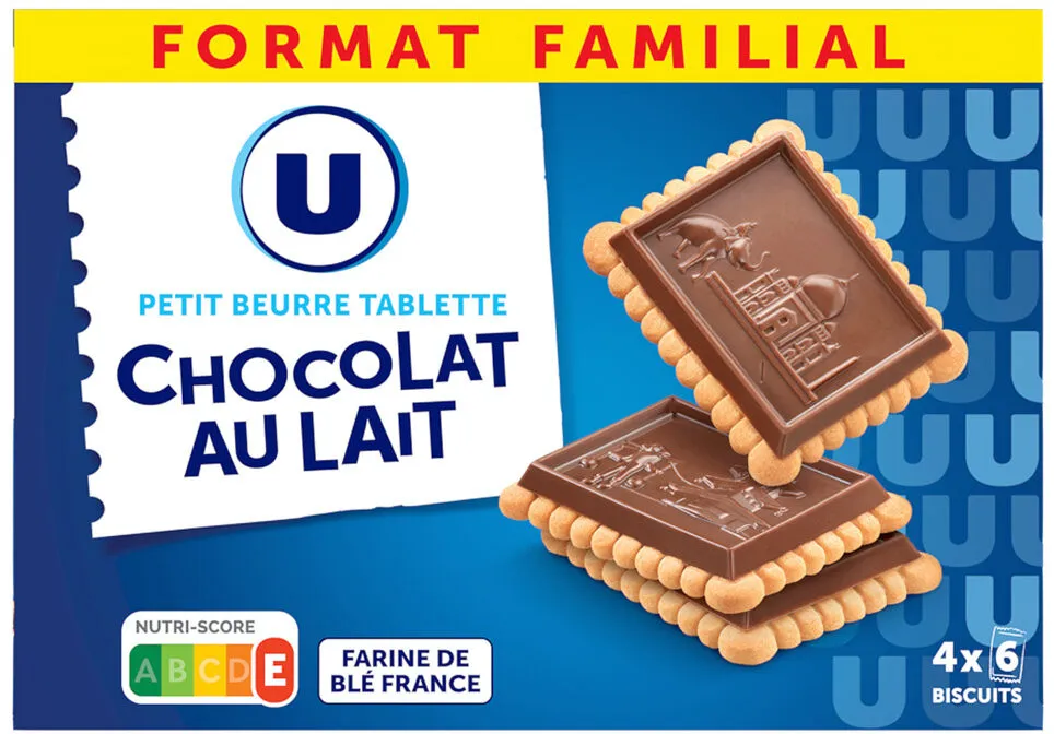 Petit Beurre tablette chocolat lait, 300g