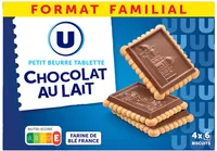 Petit Beurre tablette chocolat lait, 300g
