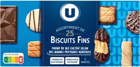 Assortiment de biscuits 6 variétés 25 biscuits fins, 200g