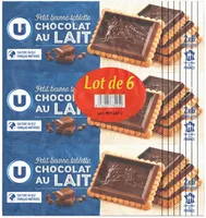Petit beurre tablette chocolat lait 6x150g