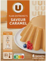 Préparation Entremets pour flan caramel, 4 doses, 180g
