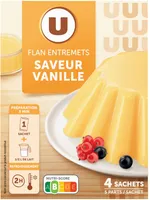 Préparation Entremets pour flan vanille, 4 doses,192g