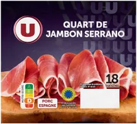 Quart de jambon serrano