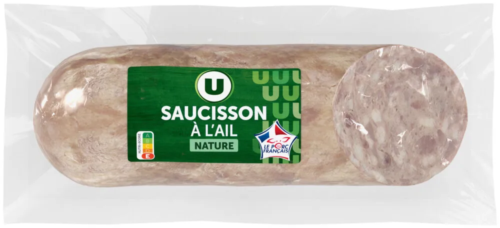 Saucisson à l'ail nature - 300g