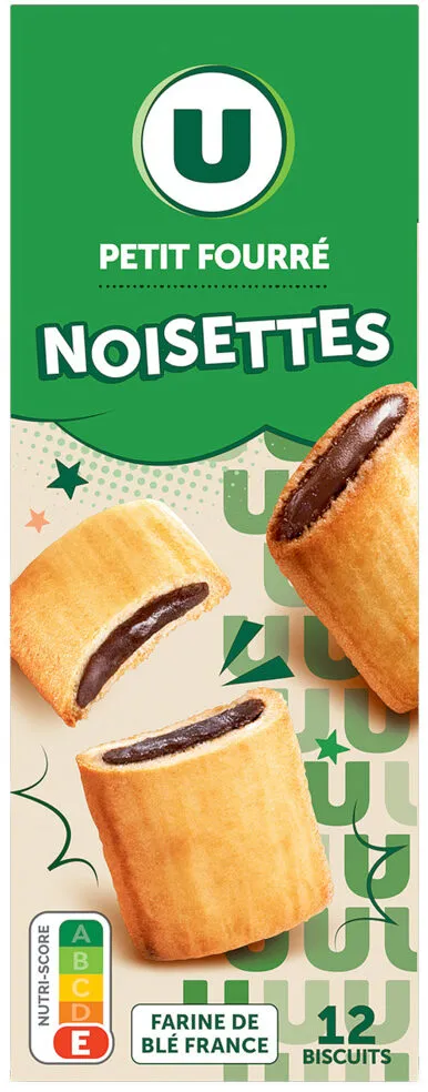 Gâteaux P'tits fourrés noisettes, 225g
