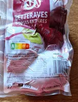 Betterave rouge épluchée et cuite - 2 sachets 500g