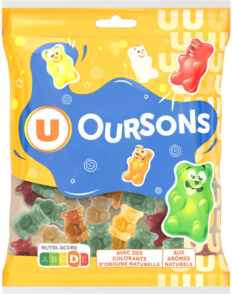 Confiserie Oursons gélifiés - sachet de 250g