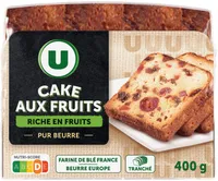 Cake aux fruits pur beurre fruit conflit fruit sec 350g