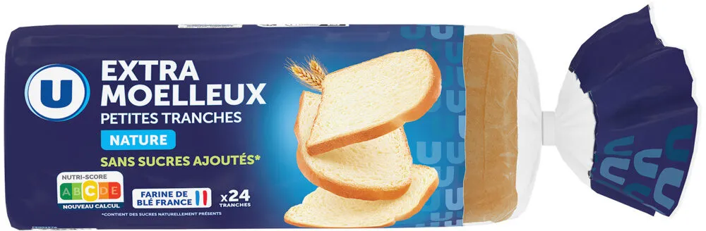 Pain de mie moule ouvert