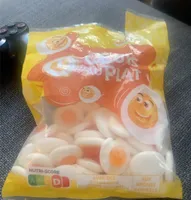 Bonbons gélifiés Oeufs au Plat - sachet 250g
